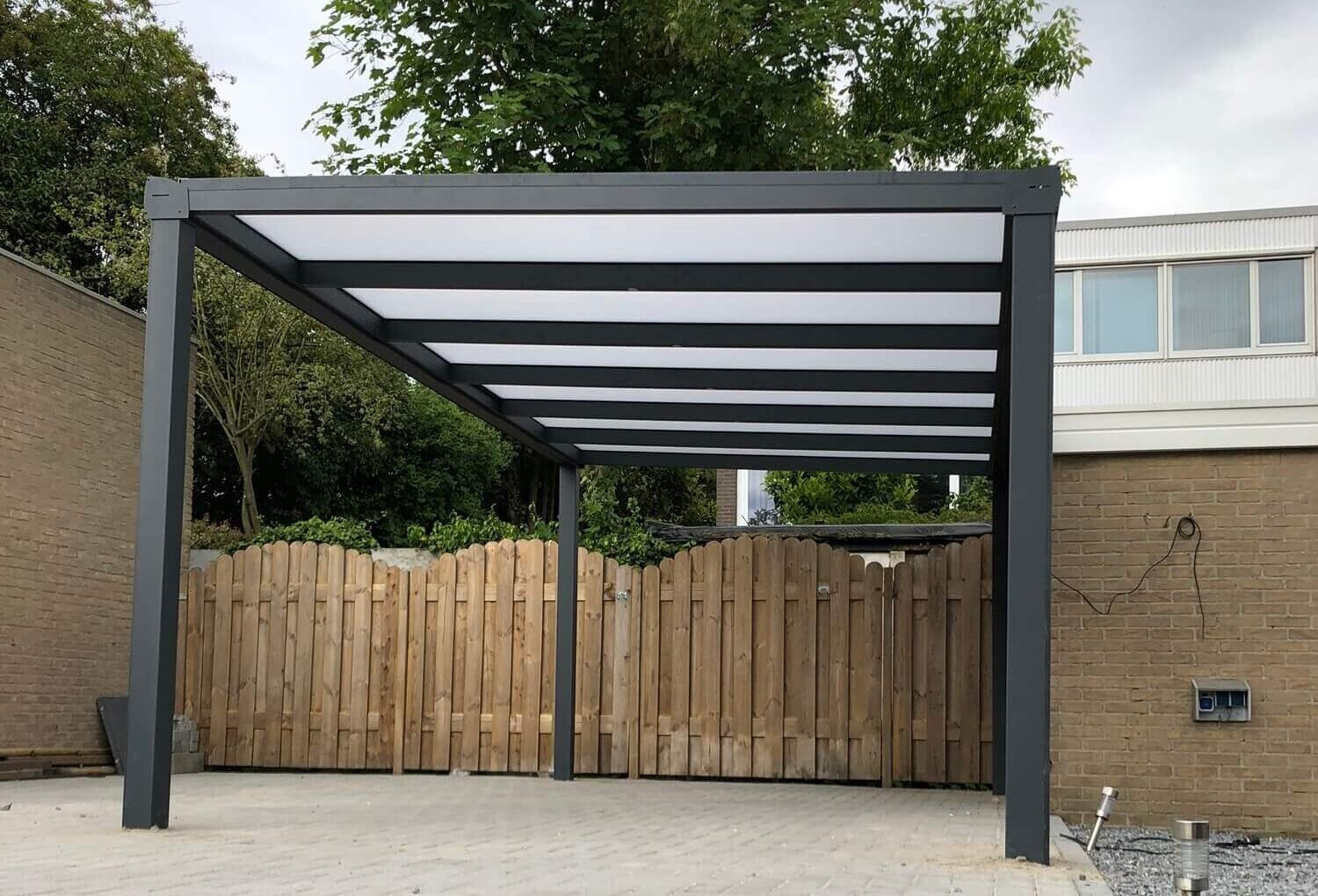 Flachdach - Carport